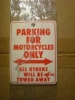Aroma visačka Motorcycles parking
